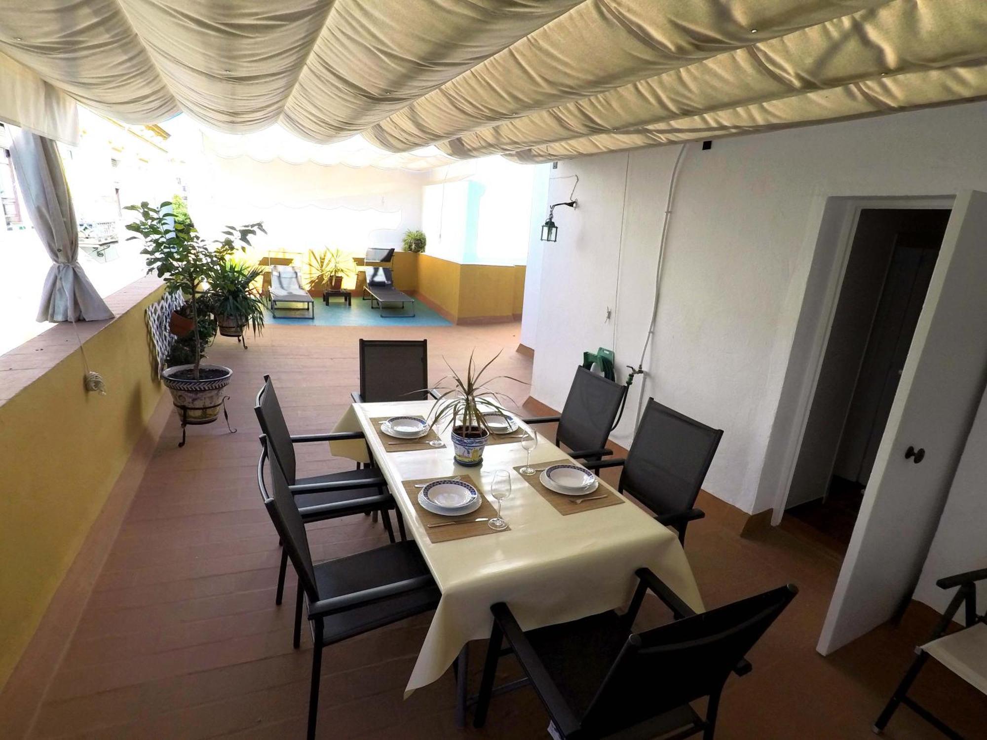 Duplex Acogedor Con Gran Terraza En Pleno Centro De Sevilla! Екстер'єр фото