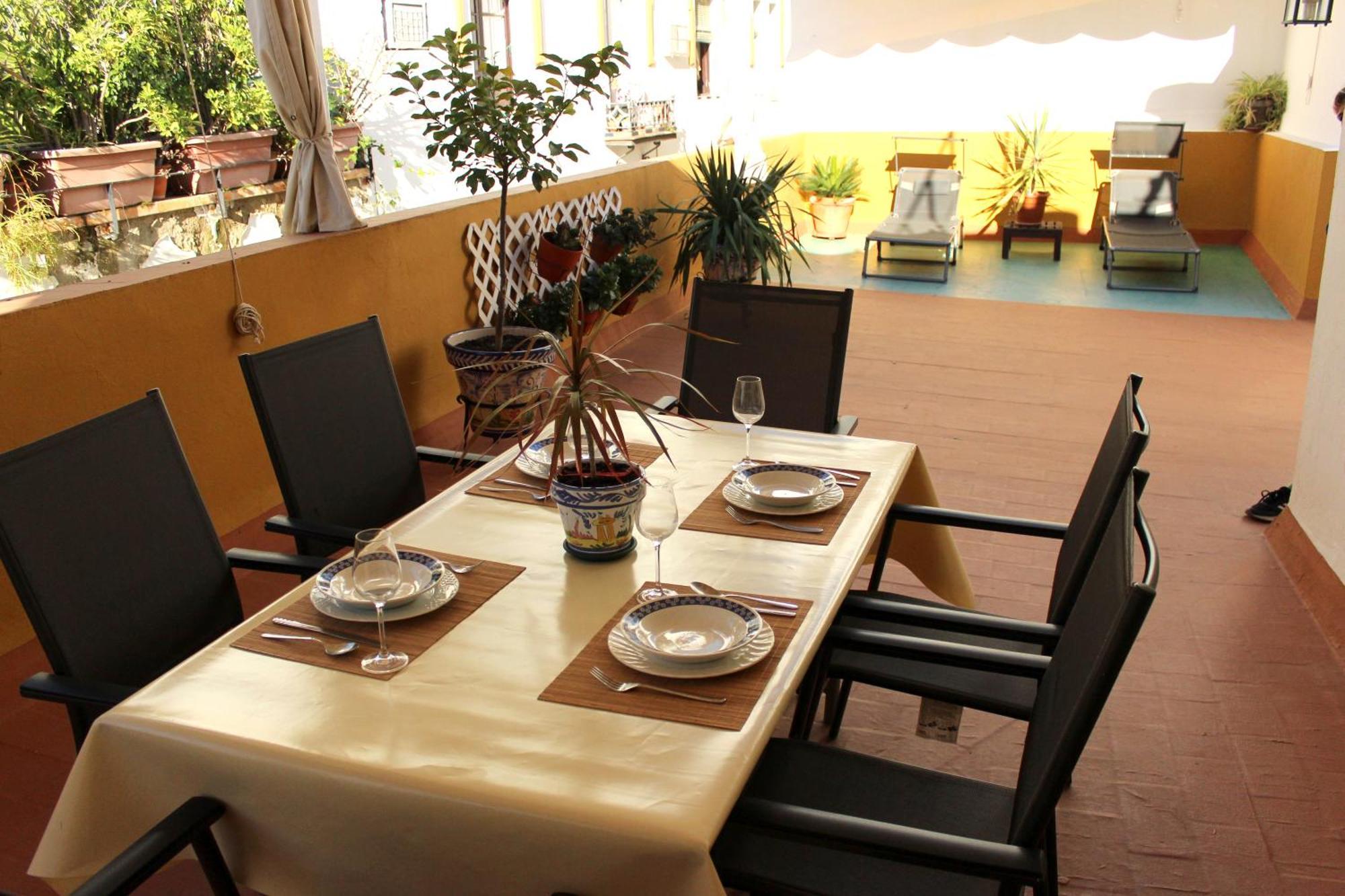 Duplex Acogedor Con Gran Terraza En Pleno Centro De Sevilla! Екстер'єр фото